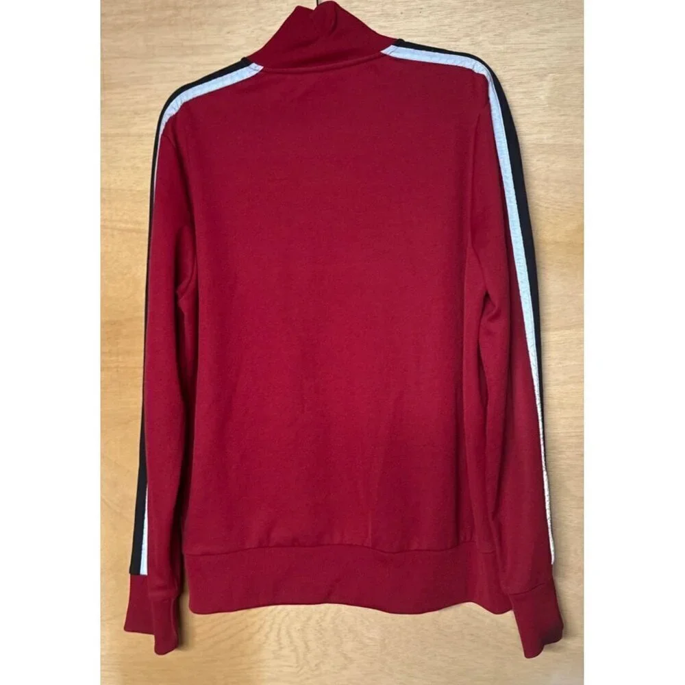 Vintage Express Men’s L Red Zip-Up Hoodie Lion Logo Honor Loyalty Y2K Streetwear